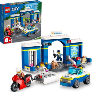 LEGO City Posterunek Policji - Pościg Klocki Zestaw 60370