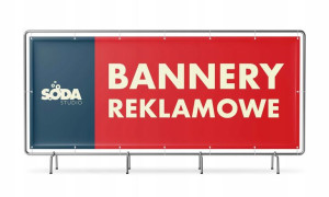 Baner REKLAMOWY 300x150cm – gotowy do powieszenia