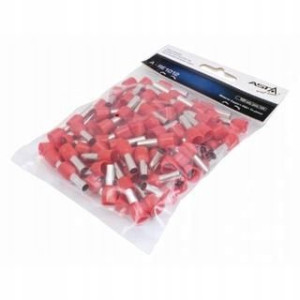 Tulejki Izolowane Kablowe Końcówki 10mm² 100szt