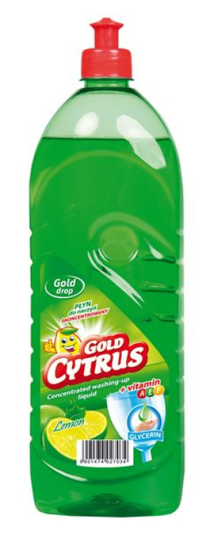 GOLD CYTRUS Płyn do mycia naczyń 1L Cytryna
