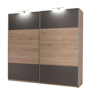 Szafa 225 cm san remo /sosna/ popiel sypialnia DO1