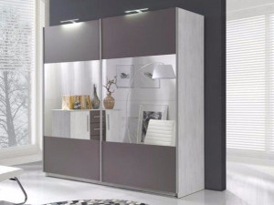 Szafa 225cm san remo/sosna/popiel sypialnia DO1-4P