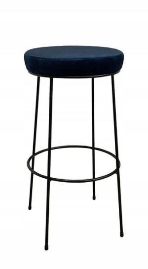 Hoker niski / taboret barowy 66cm metalowy loft 1P