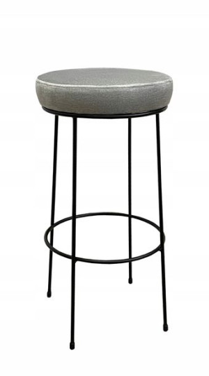 Hoker niski / taboret barowy 66cm metalowy loft 1P