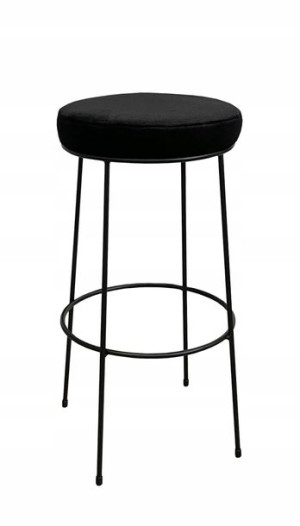 Hoker niski / taboret barowy 66cm metalowy loft 1P