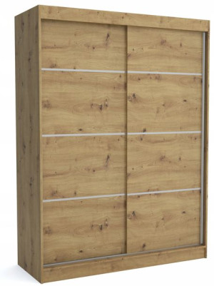 Szafa dwudrzwiowa przesuwna 160 cm dąb artisan ML