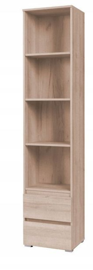 Regał wąski 45 cm CS-1 - dąb sonoma
