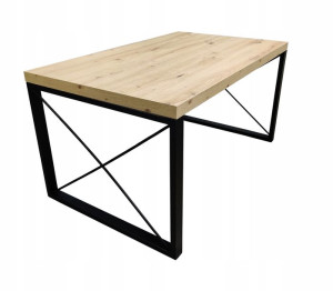 Ława stolik kawowy 100x60 artisan metalowe nogi