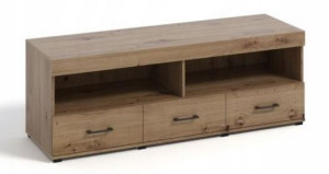Stolik RTV szafka TV 150 dąb artisan szuflady D-4