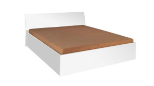 Łóżko łoże podwójne 180x200 cm biały mat PA9