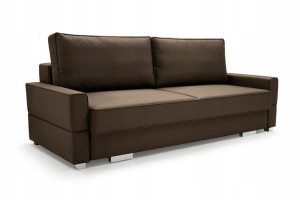 Kanapa sofa nowoczesna brąz rozkładana 230 cm KS