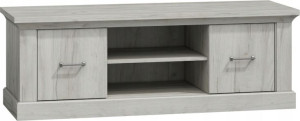 Szafka RTV 162 cm kraft biały APO15