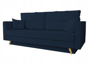 Kanapa 216 cm zielona granatowa welurowa inne GM