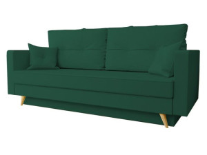 Kanapa 216 cm zielona granatowa welurowa inne GM