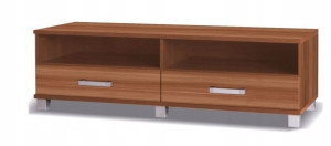 Stolik RTV 150 cm 2 szuflady śliwa wallis X30