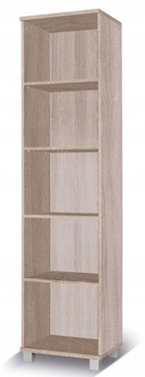Regał otwarty 50 cm dąb sonoma słupek X12