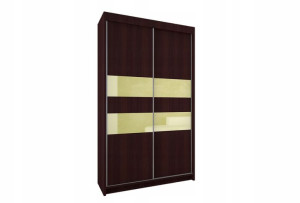 Szafa przesuwna dwudrzwiowa 120 cm wenge F120