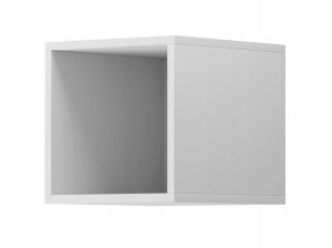 Półka 30 cm mały regał wiszący BIAŁY salon loft E2