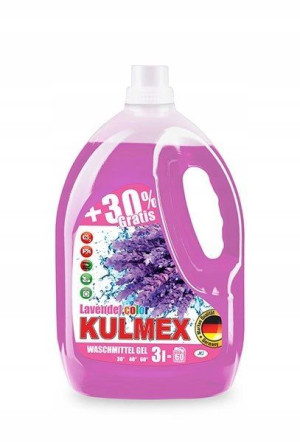 KULMEX NIEMIECKI Żel do prania kolorowych tkanin LAVENDEL 3L