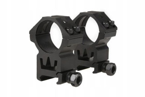 Dwuczęściowy montaż optyki 30mm na szynę RIS