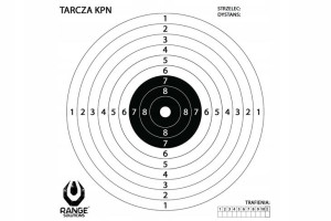Tarcze strzeleckie KPN do wiatrówki - 100 szt.