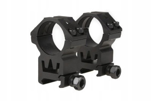 Dwuczęściowy montaż optyki 30mm na szynę RIS