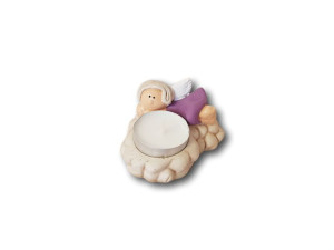 Aniołek Świecznik Amorek Prezent Dekoracja Tealight na Świeczkę