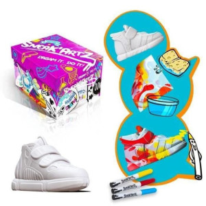SPLASH TOYS - Sneak'Artz Shoebox Serie 2 - Fioletowe Pudelko