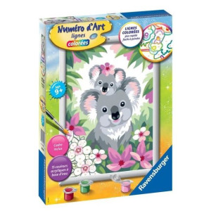 Numer sztuki - sredni - Mama koala i jej dziecko - Ravensburger