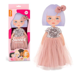 Zestaw ubranek Sweet Sisters: Różowa Sukienka z Ce