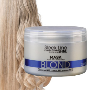 STAPIZ Maska do włosów BLOND z jedwabiem 250ml