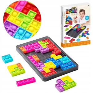 Zabawka Tetris Pop It Układanka Puzzle Klocki