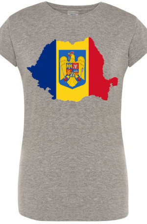 Rumunia Damski Modny T-ShirtNadruk Rozm.L