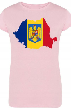 Rumunia Damski Modny T-ShirtNadruk Rozm.L