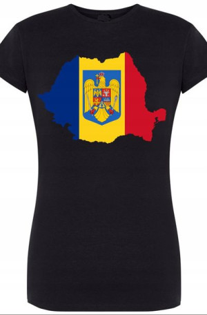 Rumunia Damski Modny T-ShirtNadruk Rozm.XL
