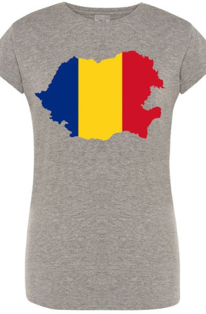 Rumunia Flaga Damski T-shirt Logo Nadruk Rozm.L