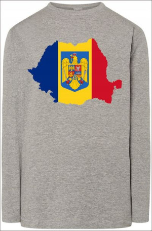 Rumunia Męska Bluza Longsleeve Modna Rozm.S