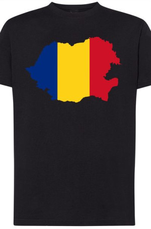Rumunia Męski T-shirt Flaga Modny Nadruk Rozm.XL