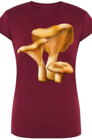 Rydz Grzyb Damski Modny T-shirt Nadruk Rozm.XL
