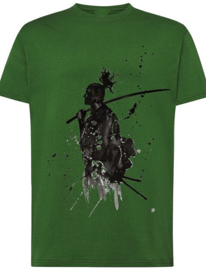 Samuraj Męski modny T-shirt Nadruk Rozm.XL