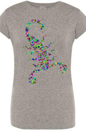 Skorpion Damski Modny T-shirt Lato Nadruk Rozm.XL