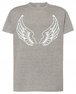 Skrzydła Anioła T-shrit Męski Modny Logo Rozm.3XL
