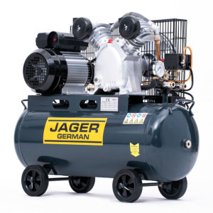 Kompresor Tłokowy Sprężarka Powietrza Jager German 100l 350l/min 230v Mocny