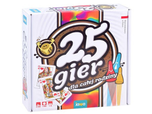 Gra  logiczna 25 Gier dla całej rodziny JAWA GR0380