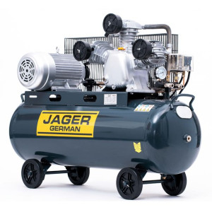 Kompresor Tłokowy Sprężarka Powietrza Jager German 100l 540l/min 400v Mocny