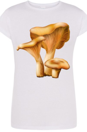 Rydz Grzyb Damski Modny T-shirt Nadruk Rozm.M