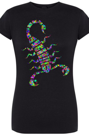 Skorpion Damski Modny T-shirt Lato Nadruk Rozm.XL