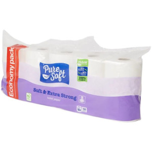 Papier toaletowy Pure Soft 10 szt po 190 listków