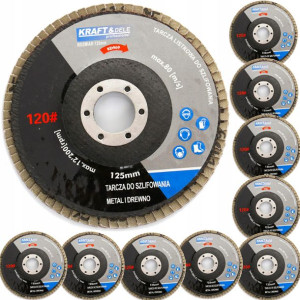 Kraft Dele KD961 Tarcza listkowa 115mm P60 x 10szt