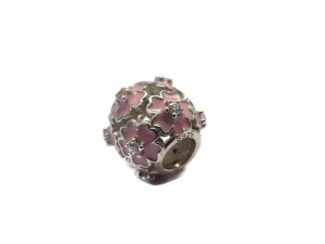 Koralik Charms Beads Zawieszka Kwiatek Kwiat Wioiorek Damski Srebro 925